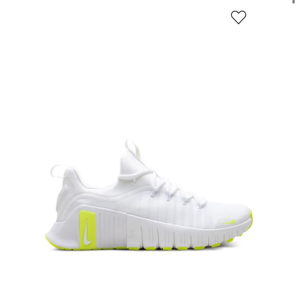 Nike Free Metcon 6 White Volt Neon Sneakers